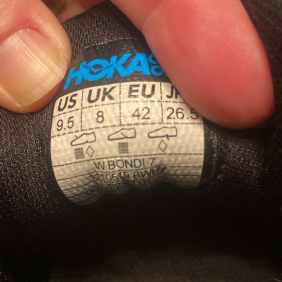 Hoka one one Bondi 7 Women’s size 9.5 - Picture 7 of 7
